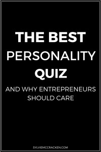 The Best Personality Quiz and Why Entrepreneurs Should Care - Sylvie McCracken
