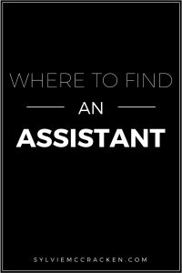 Where to Find an Assistant - Sylvie McCracken